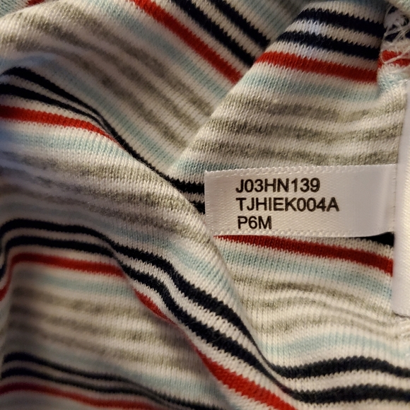 Tommy Hilfiger NWT Short Sleeve T-Shirt Ted, White. Blue, Gray Stripes S… - Picture 11 of 14